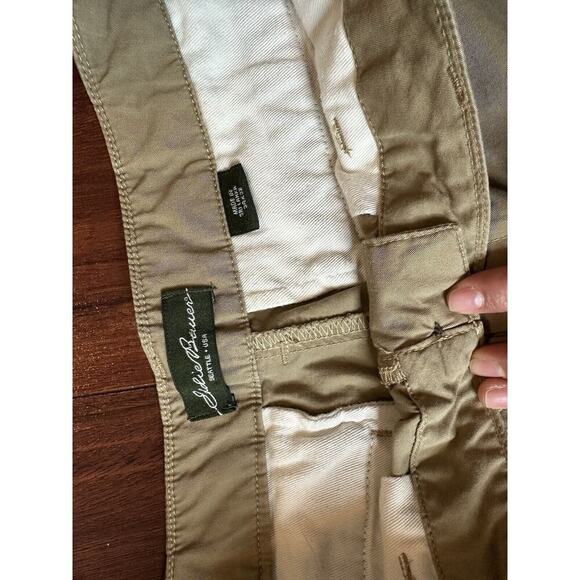 Eddie Bauer Women’s Size 34x32 Khakis 100% Cotton Straight Legs Stretch Mid Rise - Picture 3 of 7